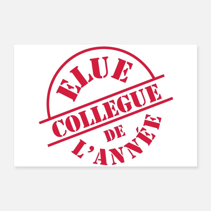 # Collègue # Poster 90 x 60 cm