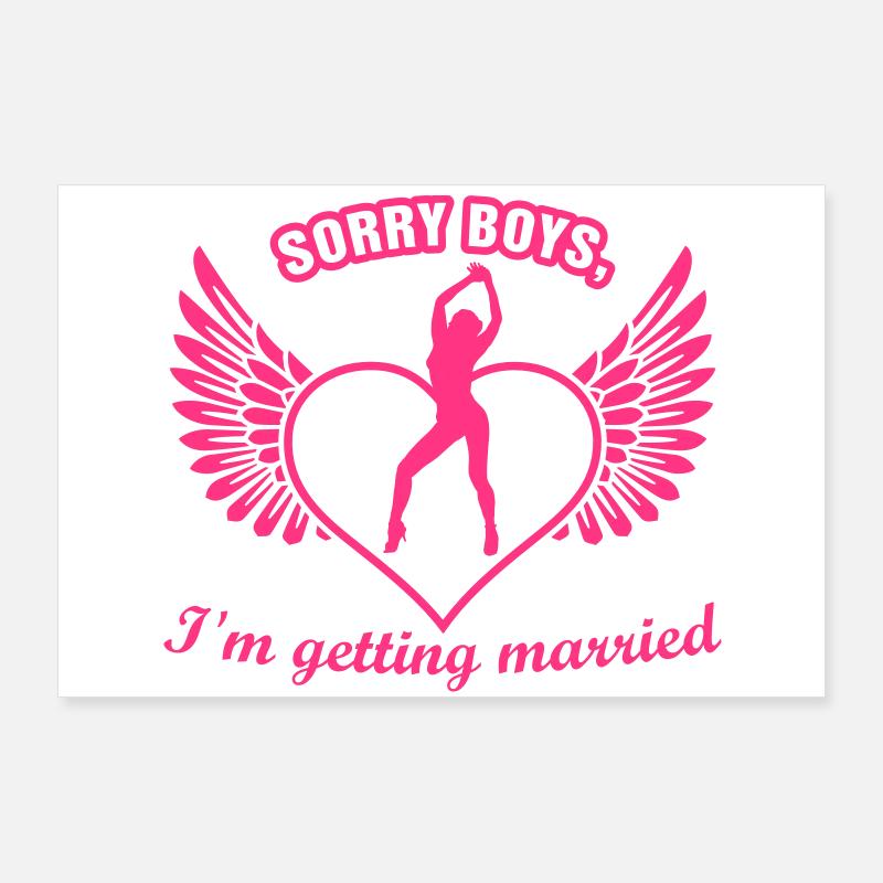 hen night Poster 36" x 24" (90x60 cm)