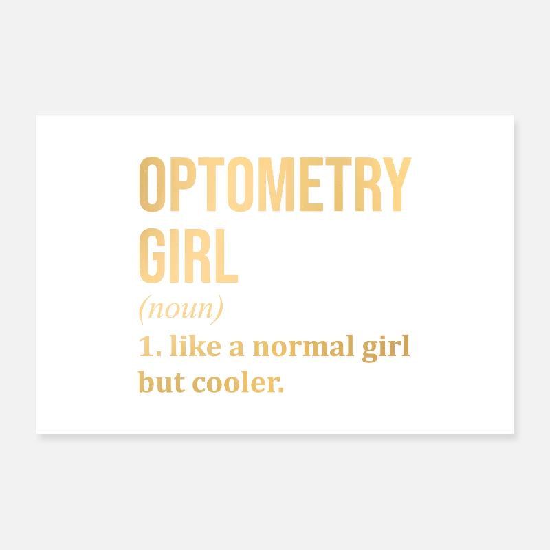 Optométrie Poster 90 x 60 cm