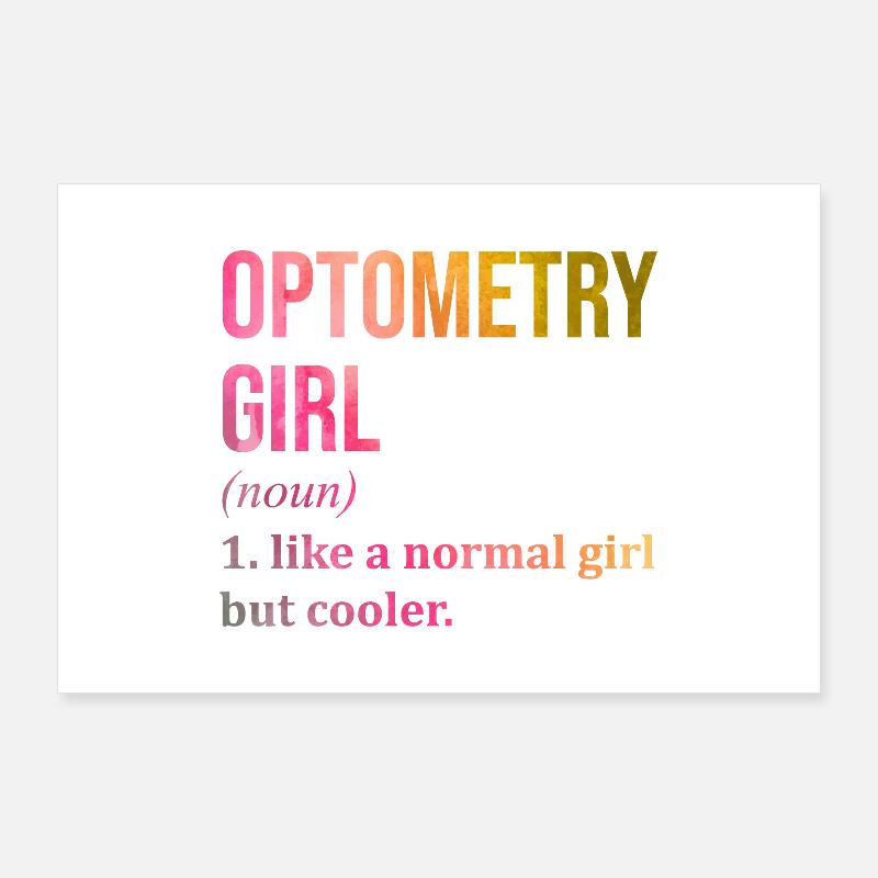 Optometry Poster 36" x 24" (90x60 cm)