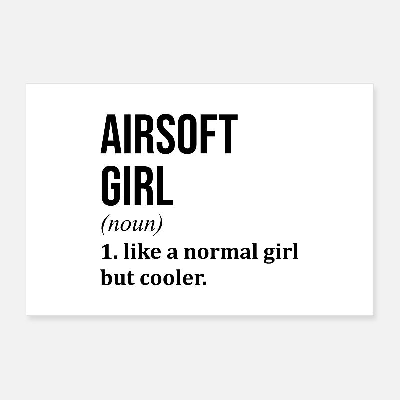 L’airsoft Poster 90 x 60 cm