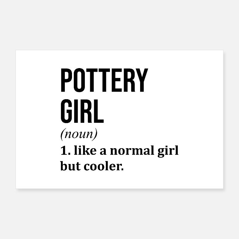 Pottery Poster 36" x 24" (90x60 cm)