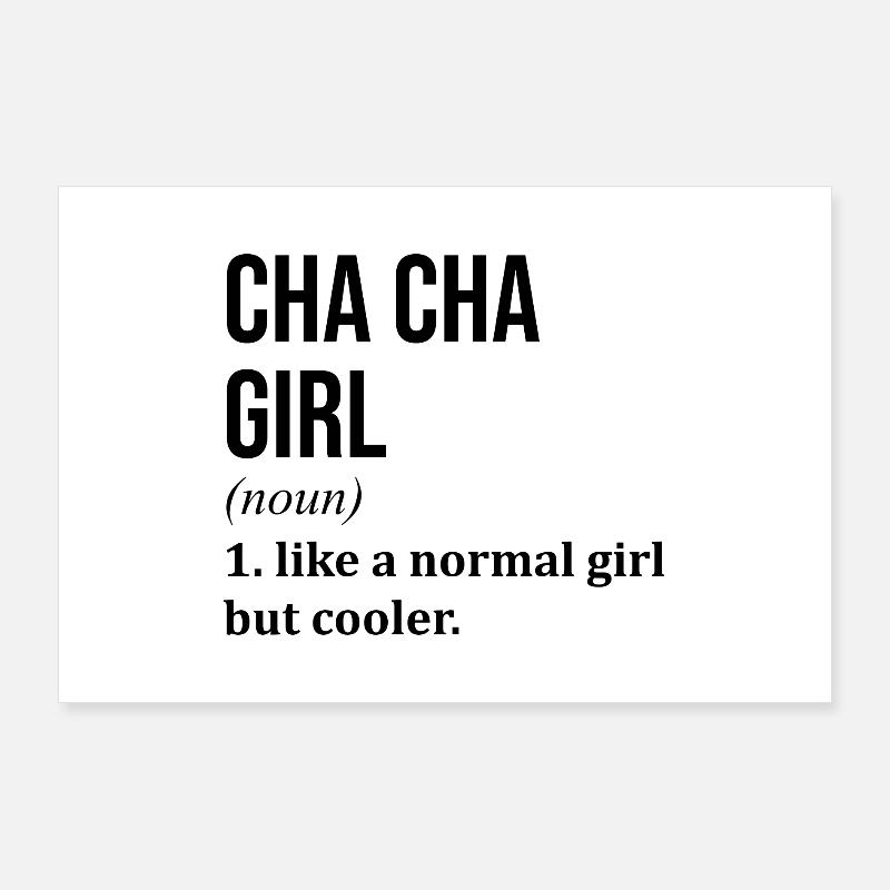 Cha Cha Poster 90 x 60 cm