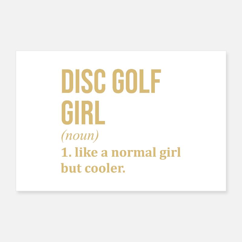 Discgolf Poster 90x60 cm