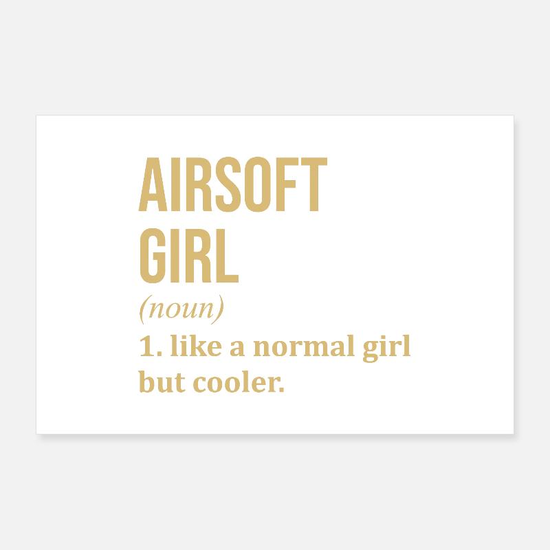 L’airsoft Poster 90 x 60 cm