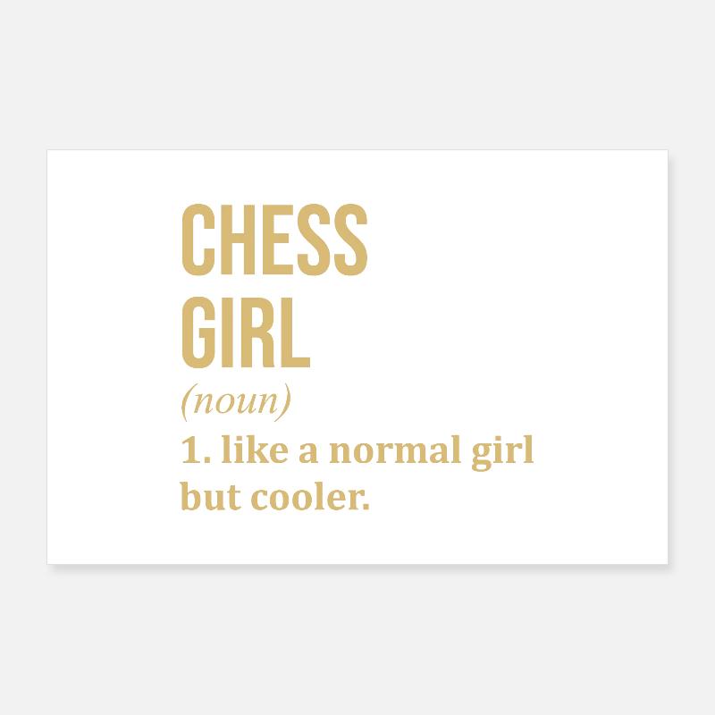 échecs Poster 90 x 60 cm