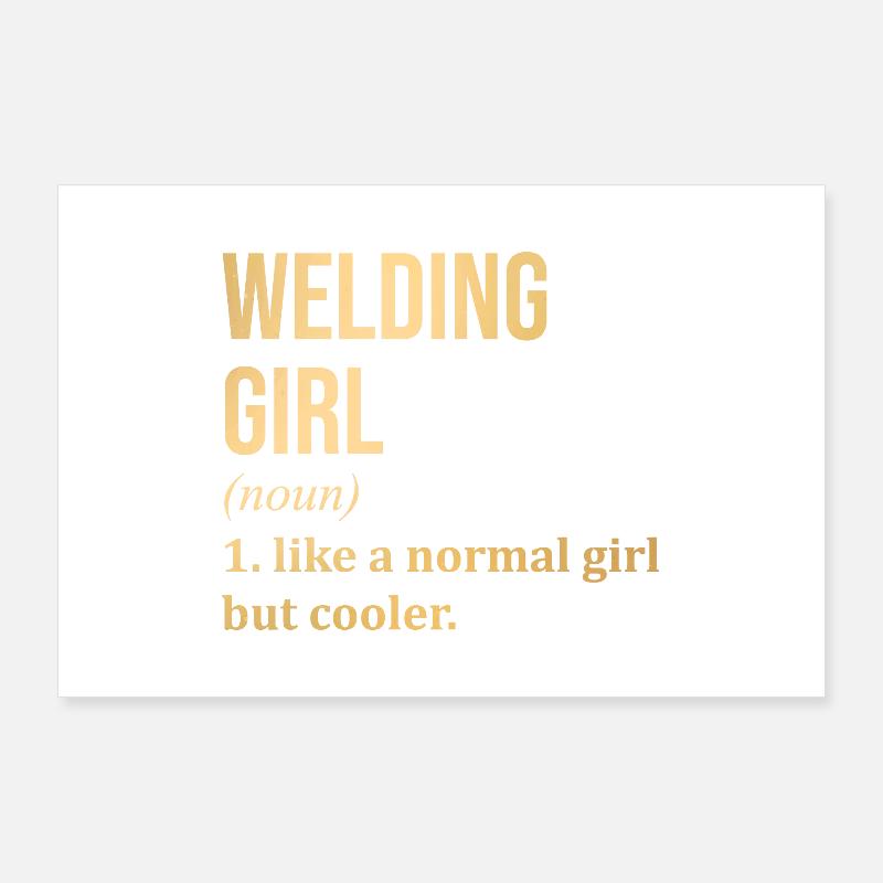 Schweißen Poster 90x60 cm