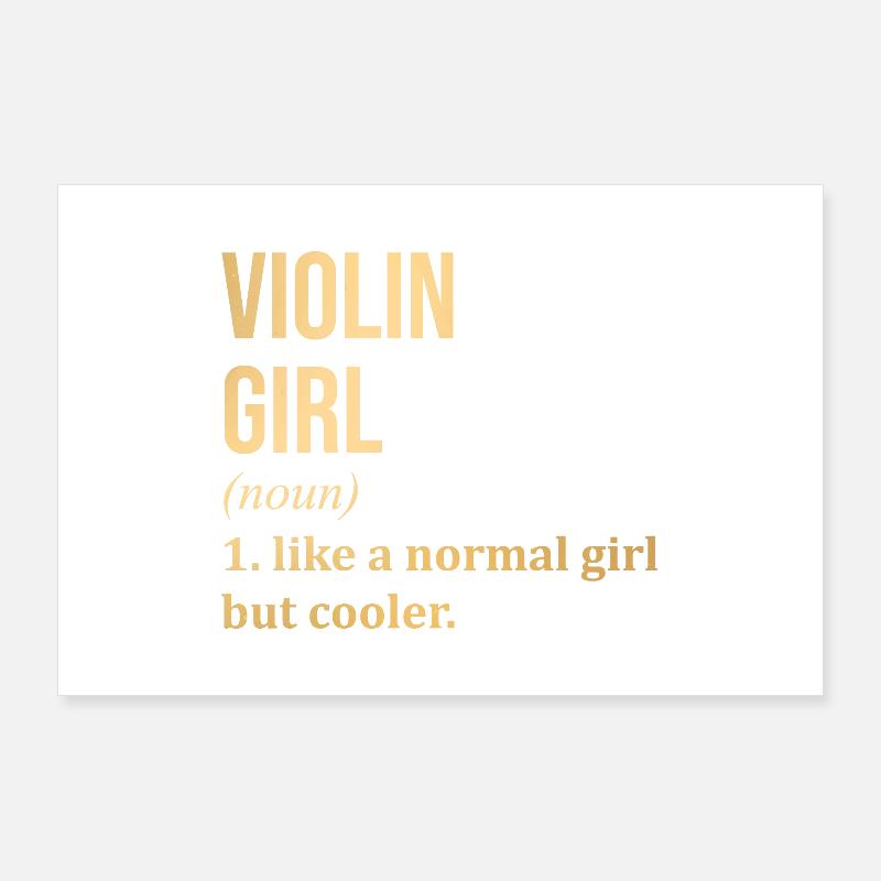 violon Poster 90 x 60 cm
