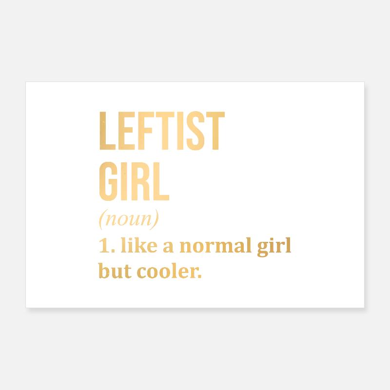 Leftism Poster 36" x 24" (90x60 cm)