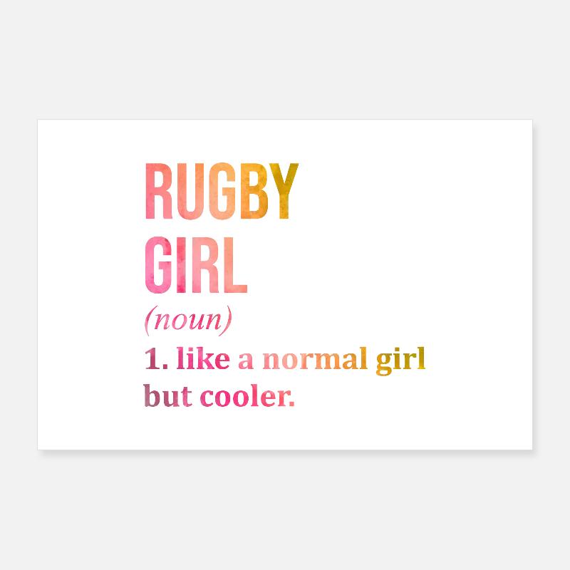Rugby Poster 36" x 24" (90x60 cm)