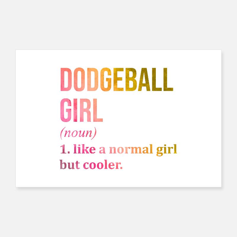 Dodgeball Poster 36" x 24" (90x60 cm)