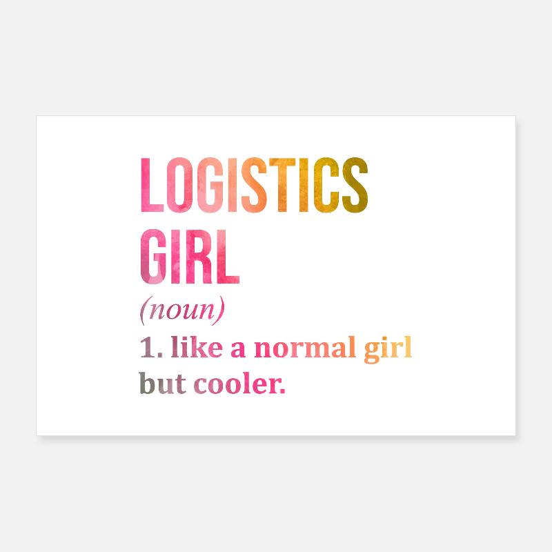 Logistik Poster 90x60 cm