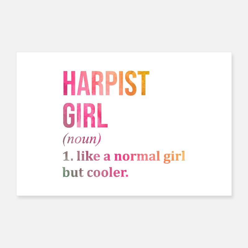 Harp Poster 36" x 24" (90x60 cm)