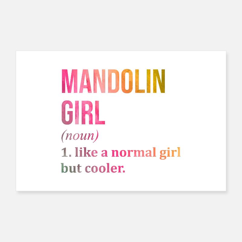 Mandolin Poster 36" x 24" (90x60 cm)