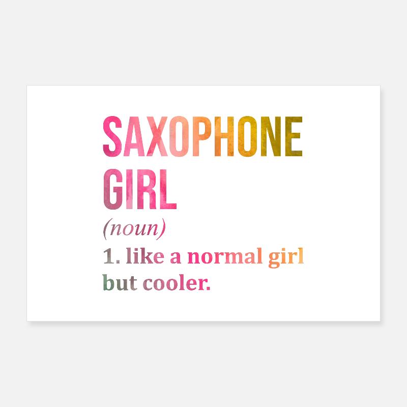 Saxophone Poster 36" x 24" (90x60 cm)