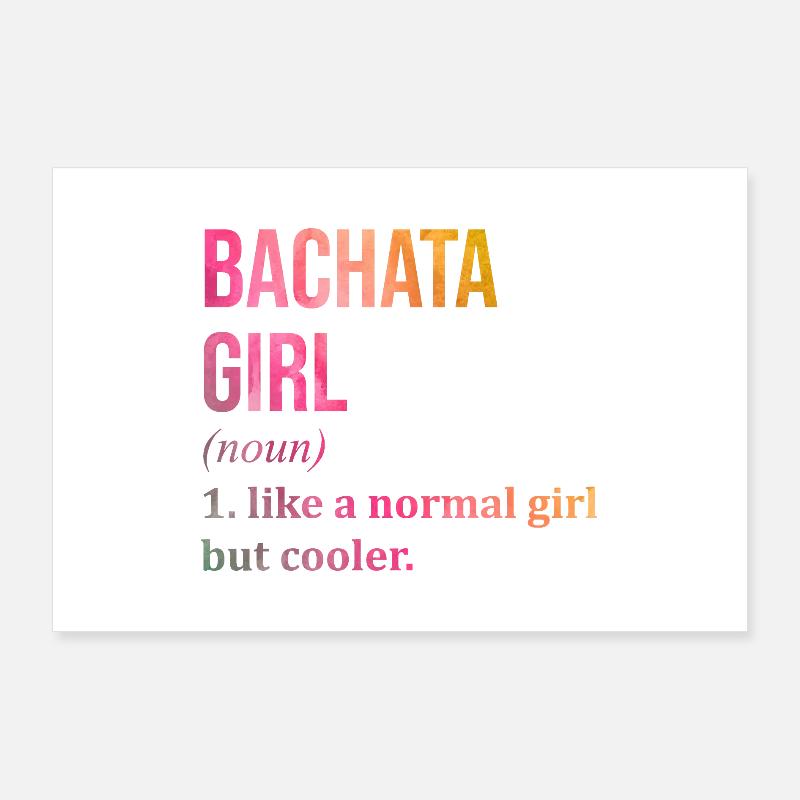 Bachata Poster 90x60 cm