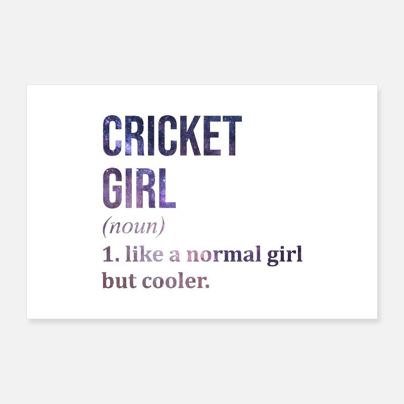 Cricket Poster 36" x 24" (90x60 cm)