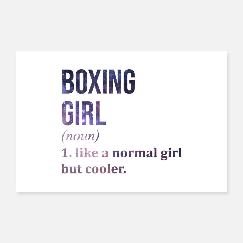 boxe Poster 90 x 60 cm