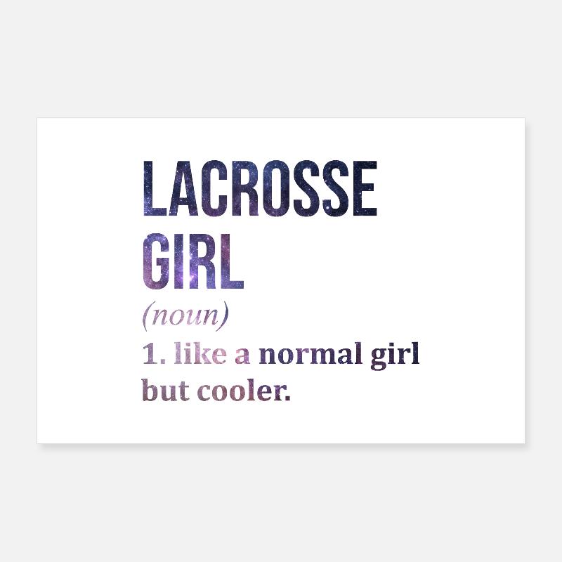 Lacrosse Poster 90x60 cm