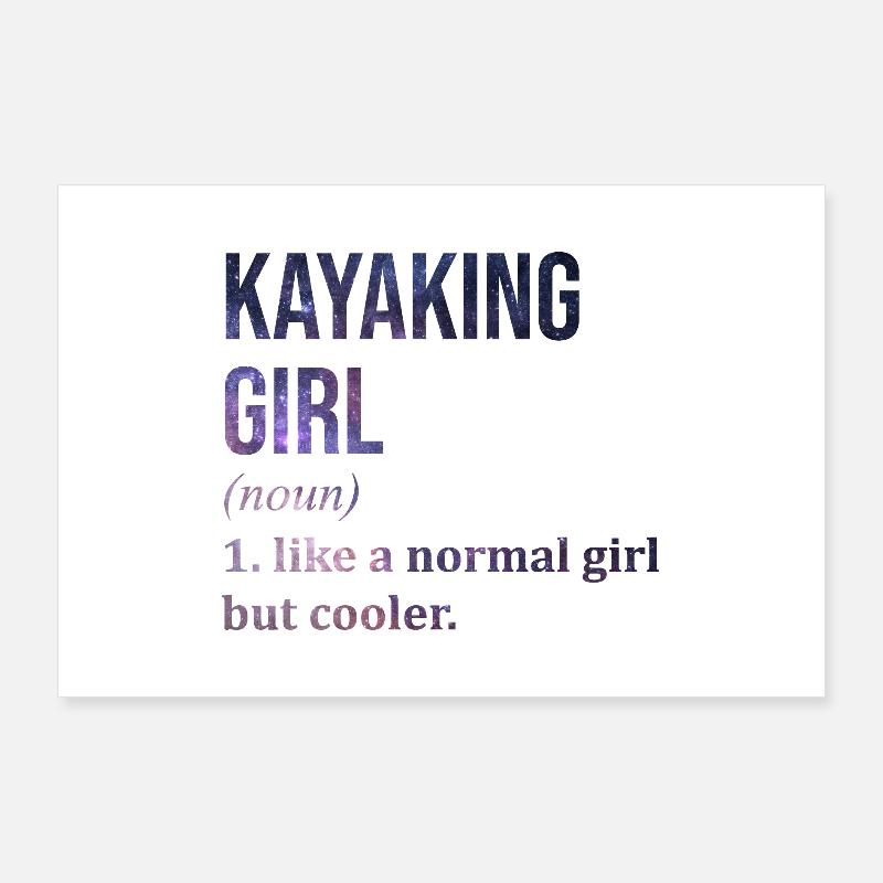 Kayak Poster 90 x 60 cm