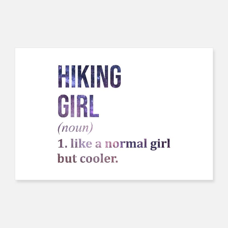Hiker Poster 36" x 24" (90x60 cm)