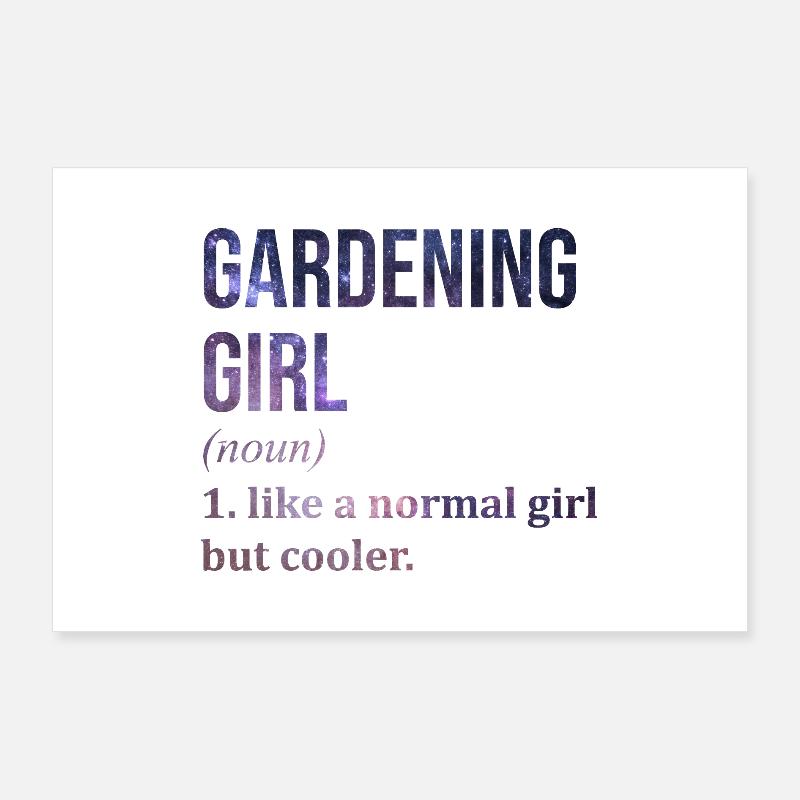 Gardener Poster 36" x 24" (90x60 cm)