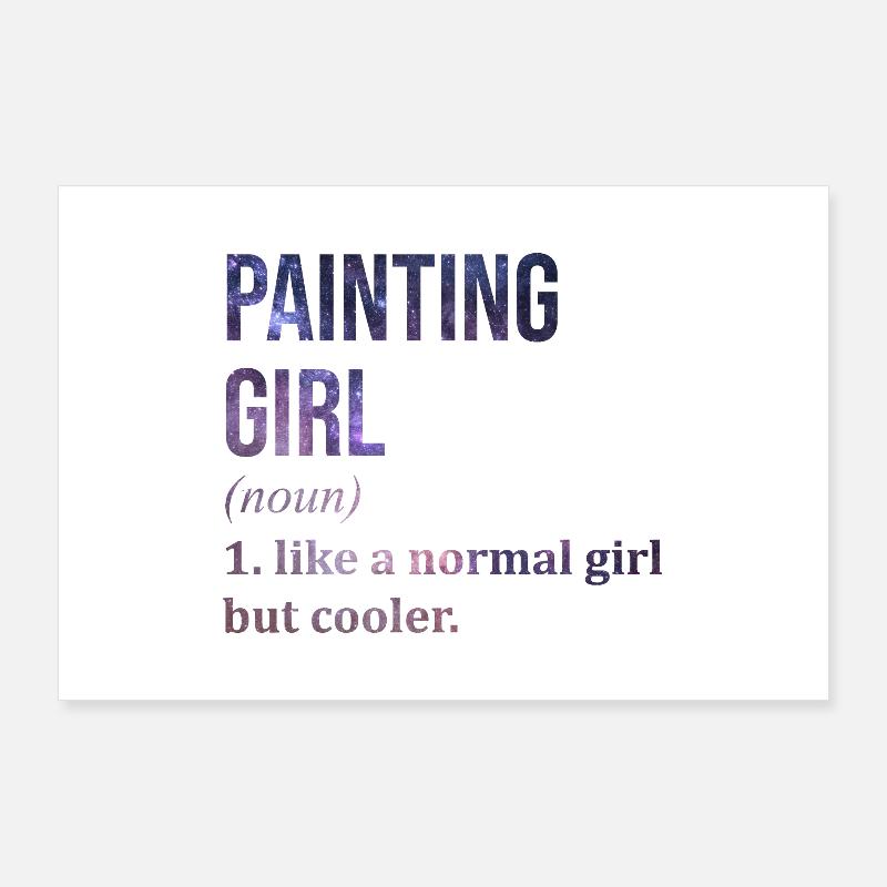 Painter Poster 36" x 24" (90x60 cm)