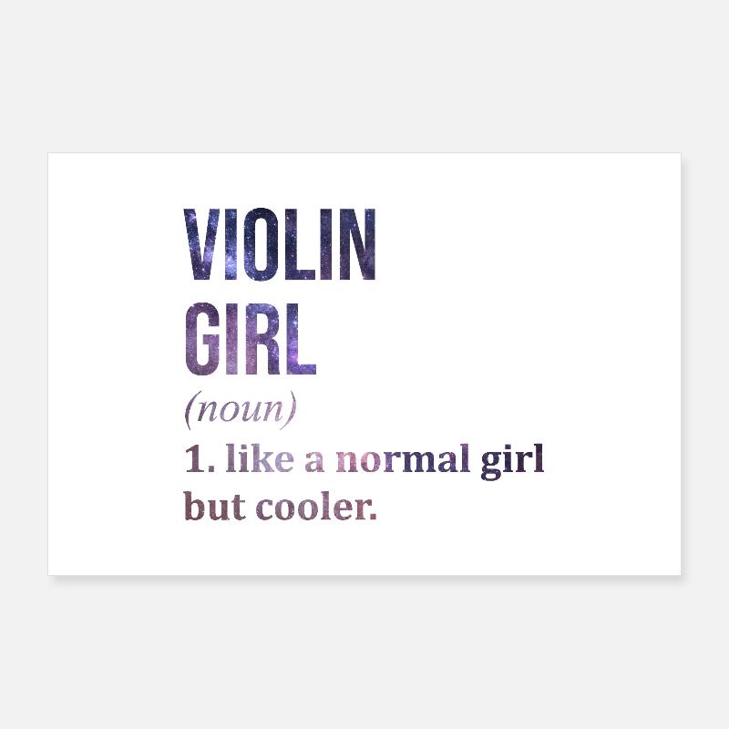 Violin Poster 36" x 24" (90x60 cm)