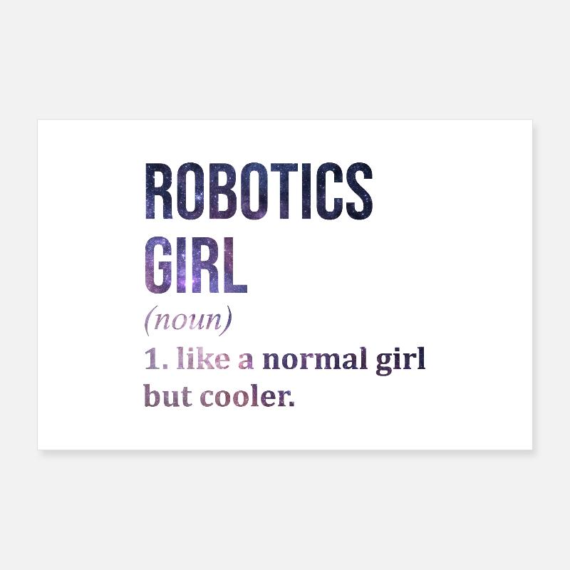 robotique Poster 90 x 60 cm