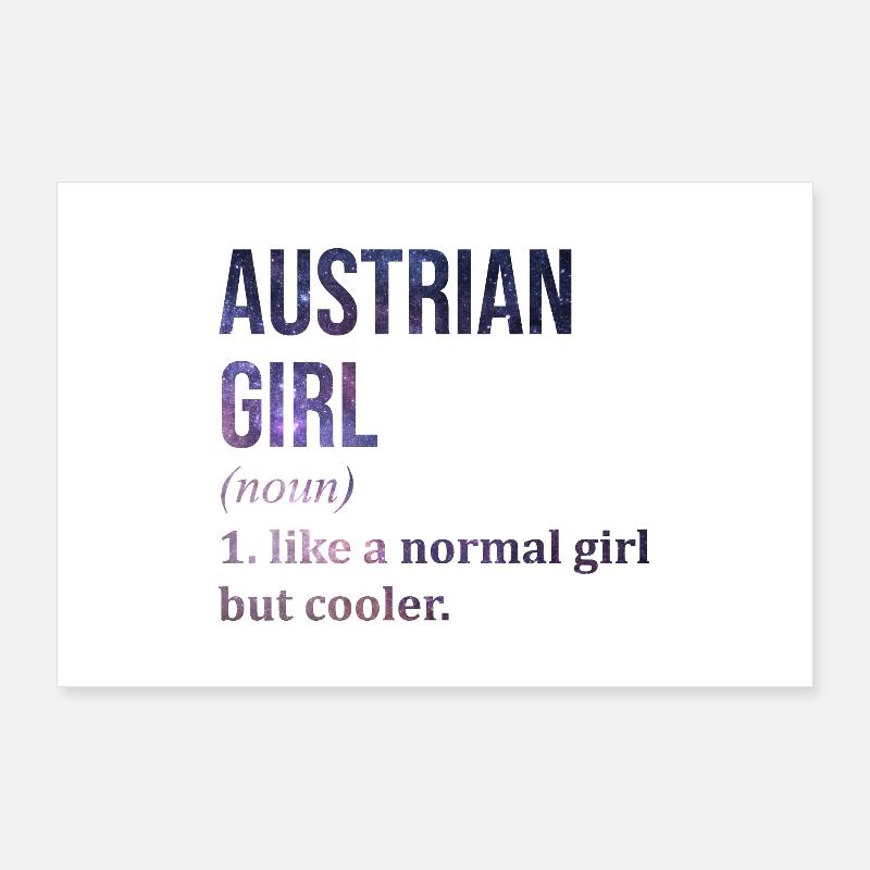 Autriche Poster 90 x 60 cm