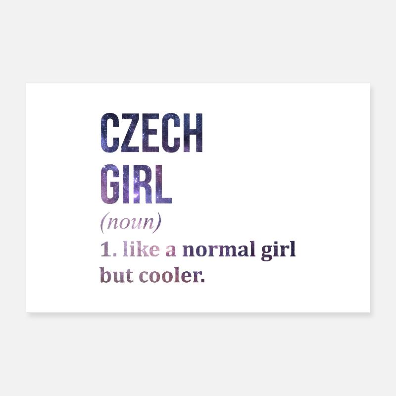 Tschechisch Poster 90x60 cm