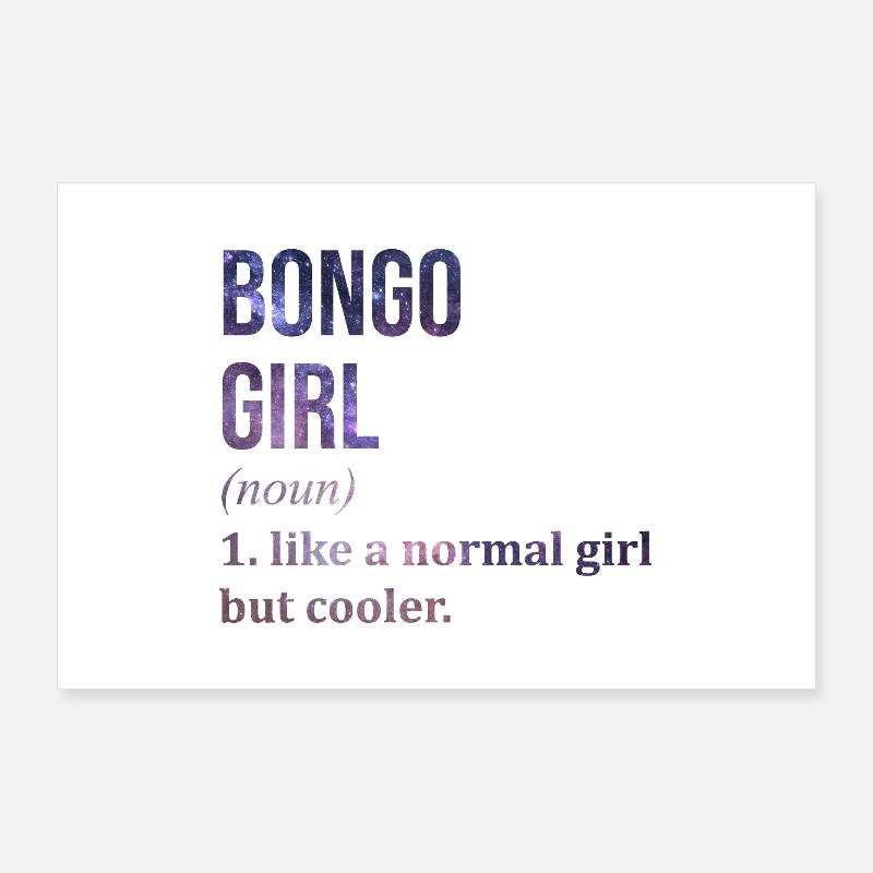 Bongo Poster 90x60 cm