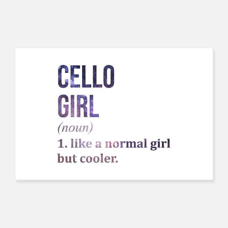 Cello Poster 36" x 24" (90x60 cm)