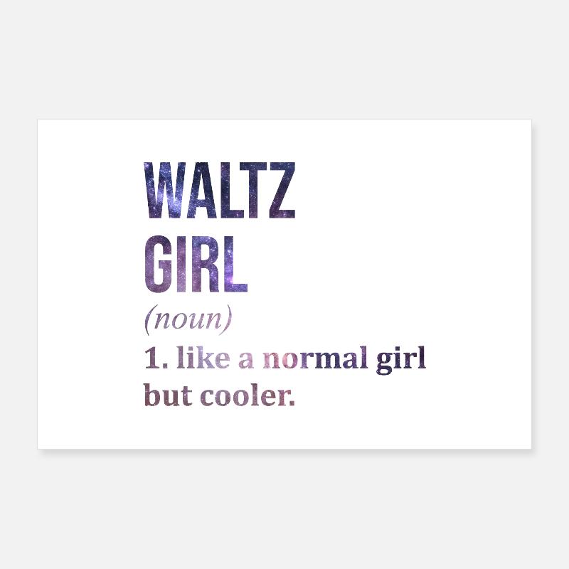 Walzer Poster 90x60 cm
