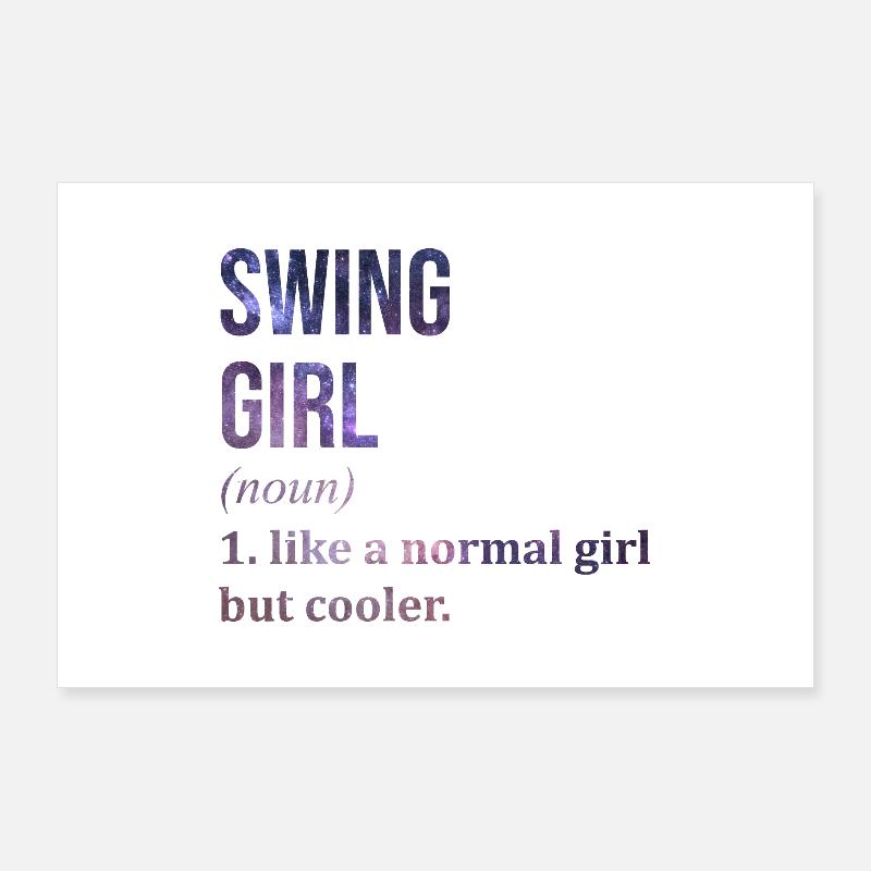 Swing Poster 36" x 24" (90x60 cm)