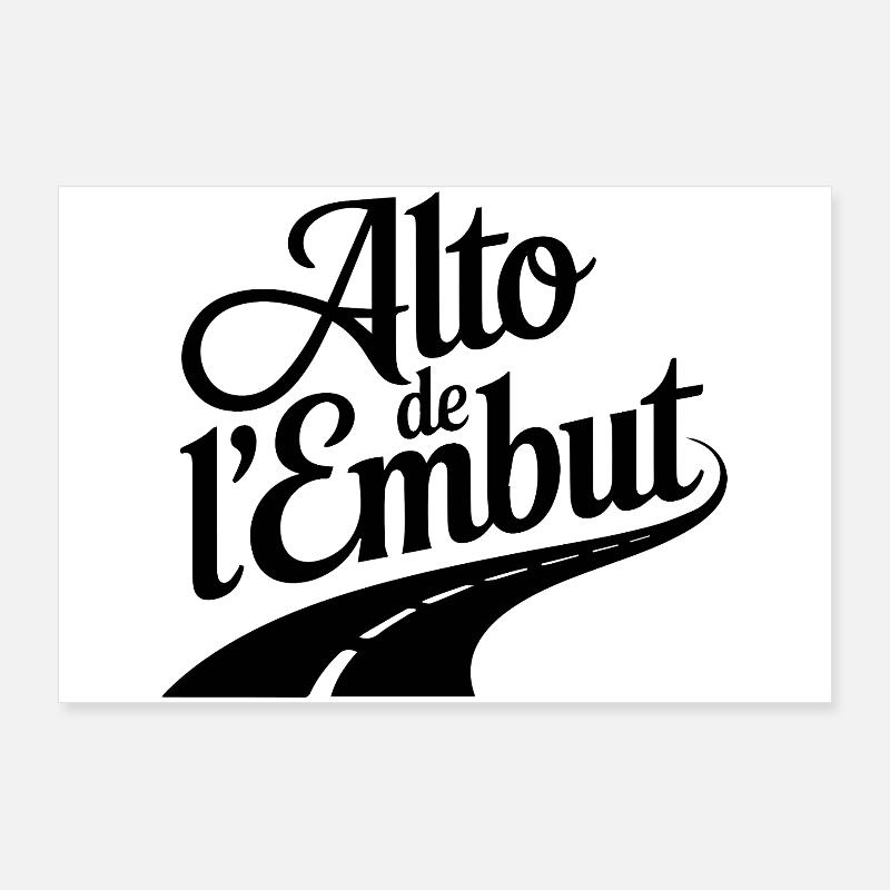 Alto de L’Embut Élégance Escalade Art Poster 90 x 60 cm