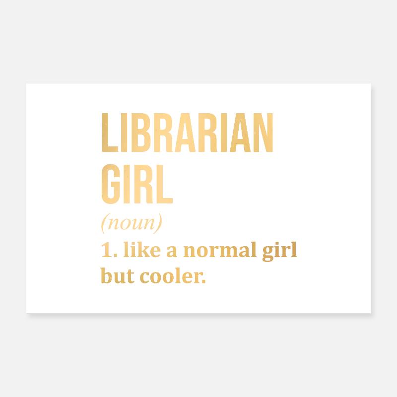 Bibliothekar Poster 90x60 cm