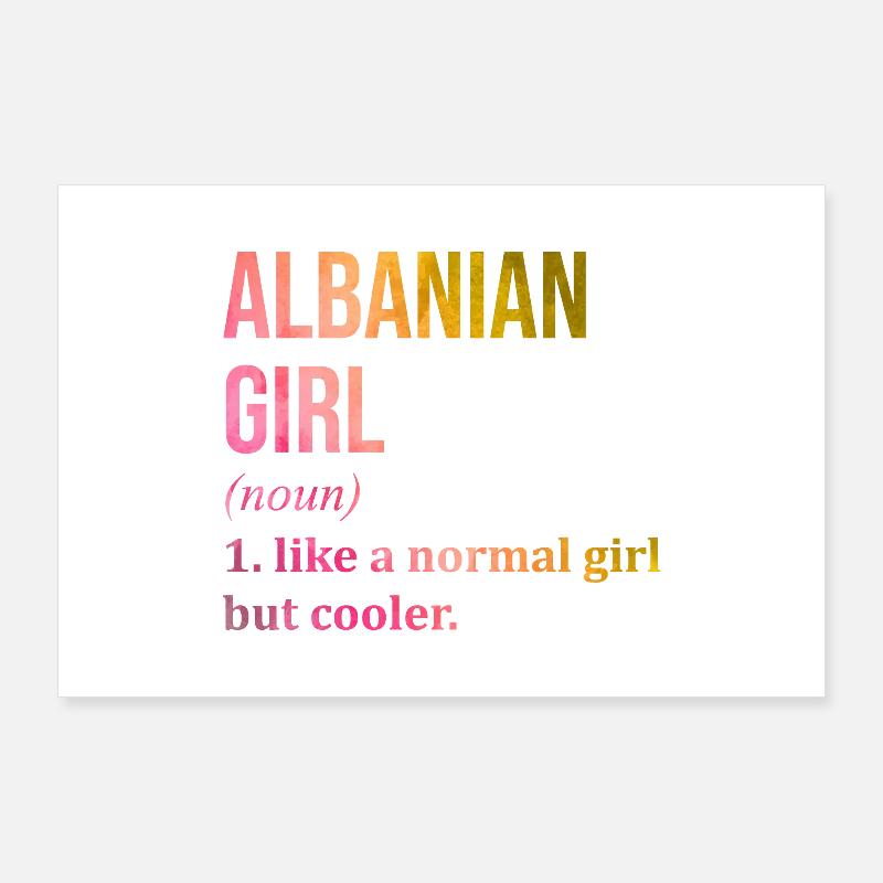 Albanie Poster 90 x 60 cm