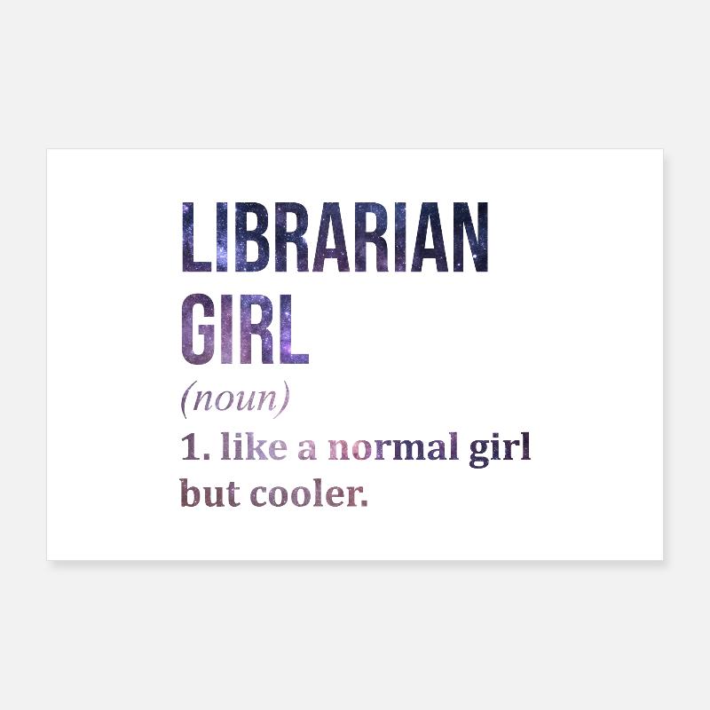 Bibliothekar Poster 90x60 cm