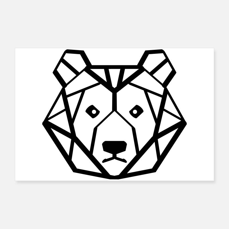 bear Poster 36" x 24" (90x60 cm)