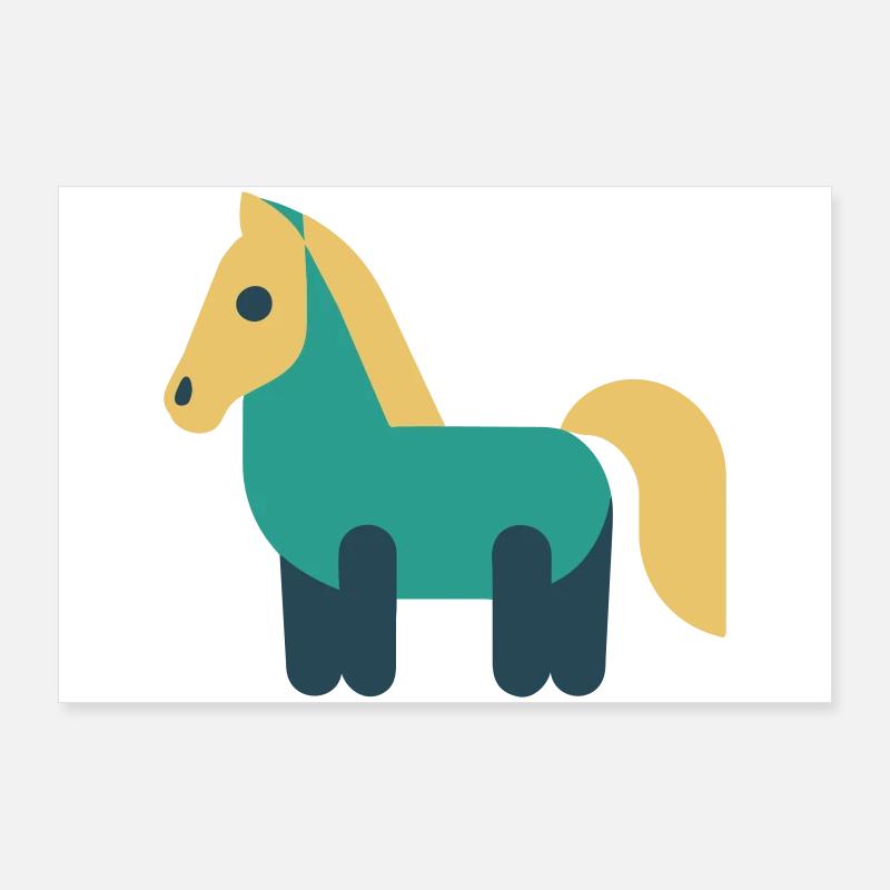 Pferdchen Poster 90x60 cm