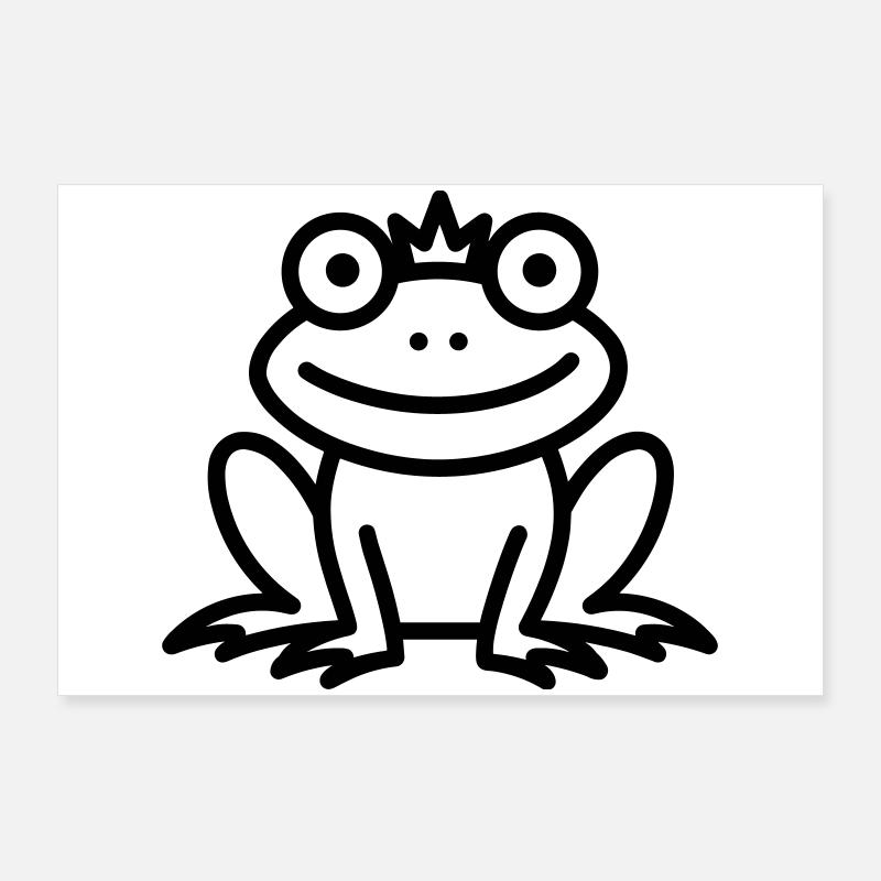 frog Poster 36" x 24" (90x60 cm)