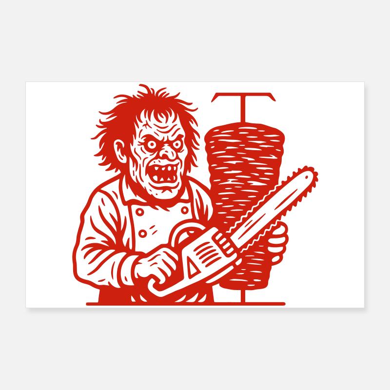 Horror Döner Poster 90x60 cm