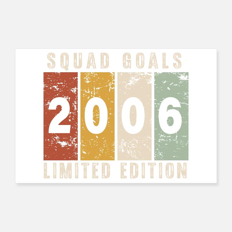 anniversaire 2006 - 20 ans Poster 90 x 60 cm