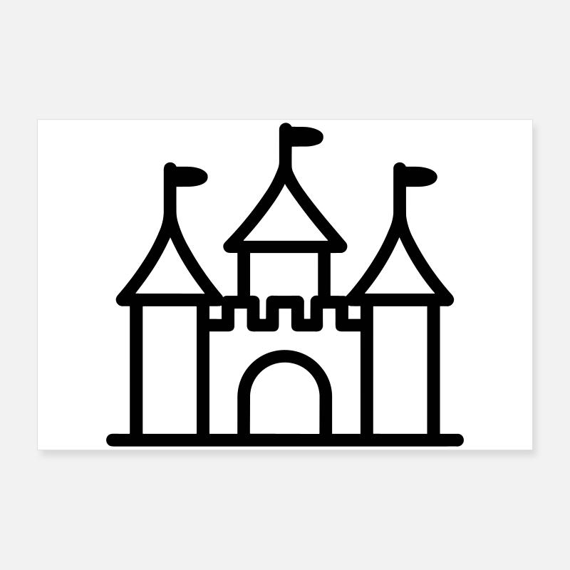 castle Poster 36" x 24" (90x60 cm)