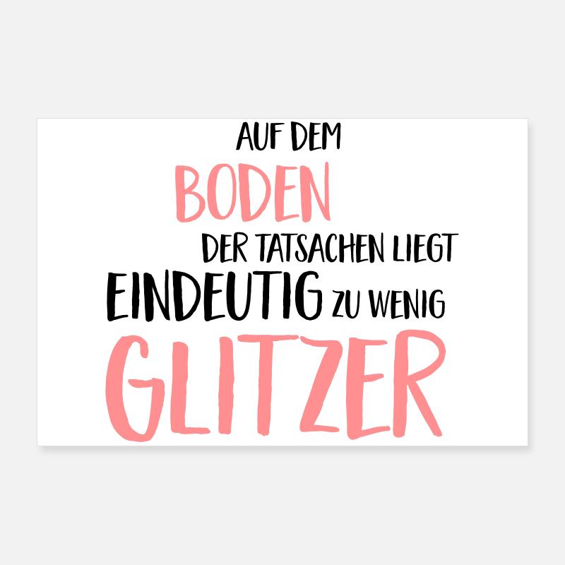 Lustiger Spruch Poster 90x60 cm
