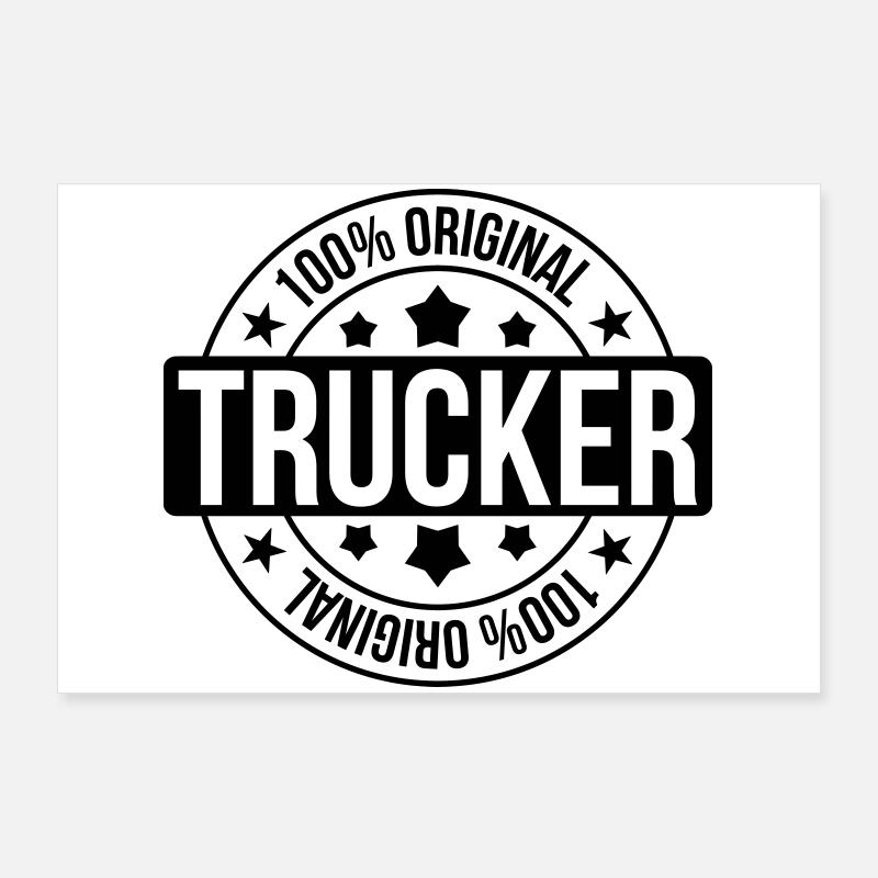 Trucker Poster 90 x 60 cm