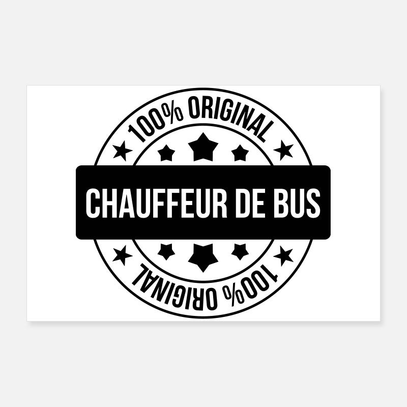 Bus / Busfahrer / Arbeit / Job Poster 90x60 cm