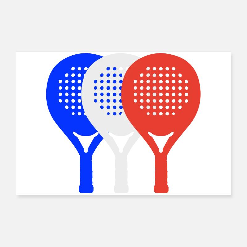 Padel-France2 Poster 90 x 60 cm
