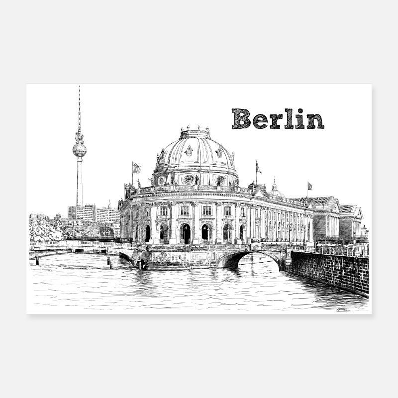 Berlin Poster 90x60 cm